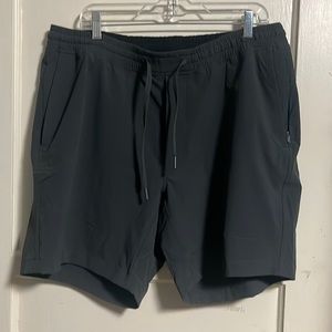 Gray lululemon shorts with pockets